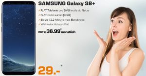 Die besten Handytarife mit Samsung Galaxy S8 Plus