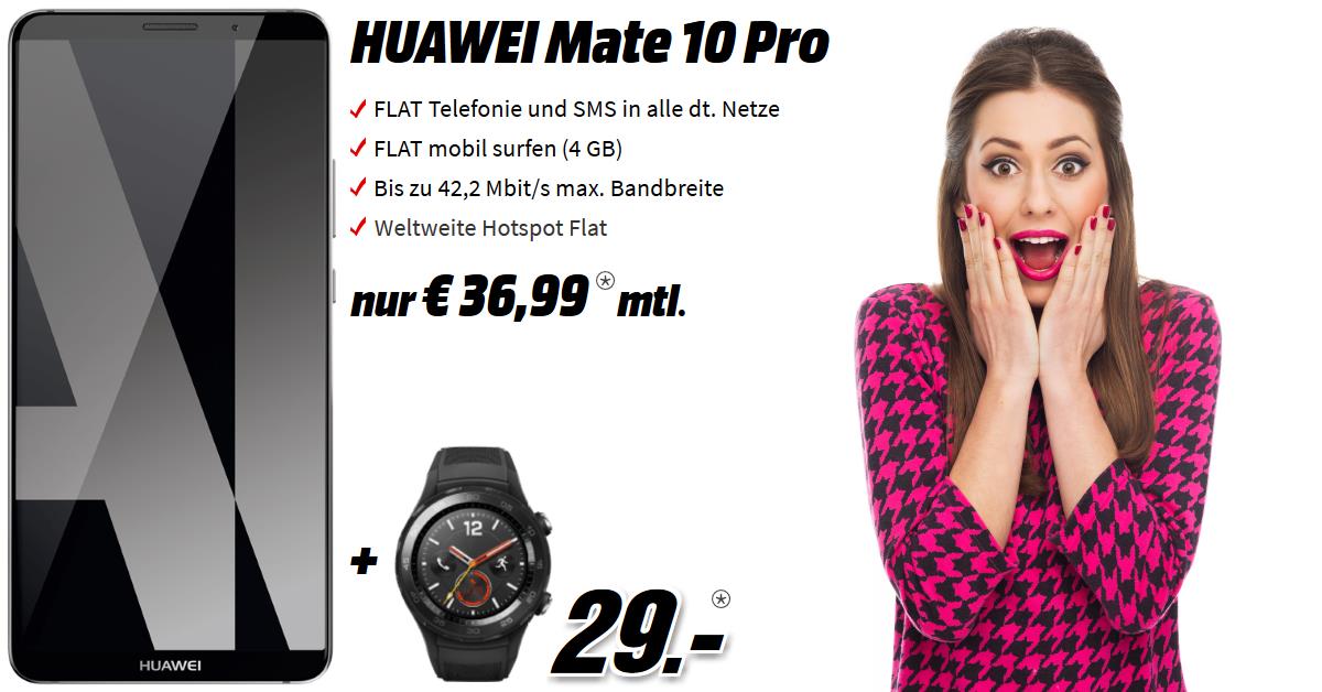 Huawei Mate 10 Pro Handytarif im Vergleich
