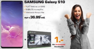 Die besten Handytarife - Galaxy S10 mit Xbox One X Metro Bundle und 8 GB LTE Allnet-Flat